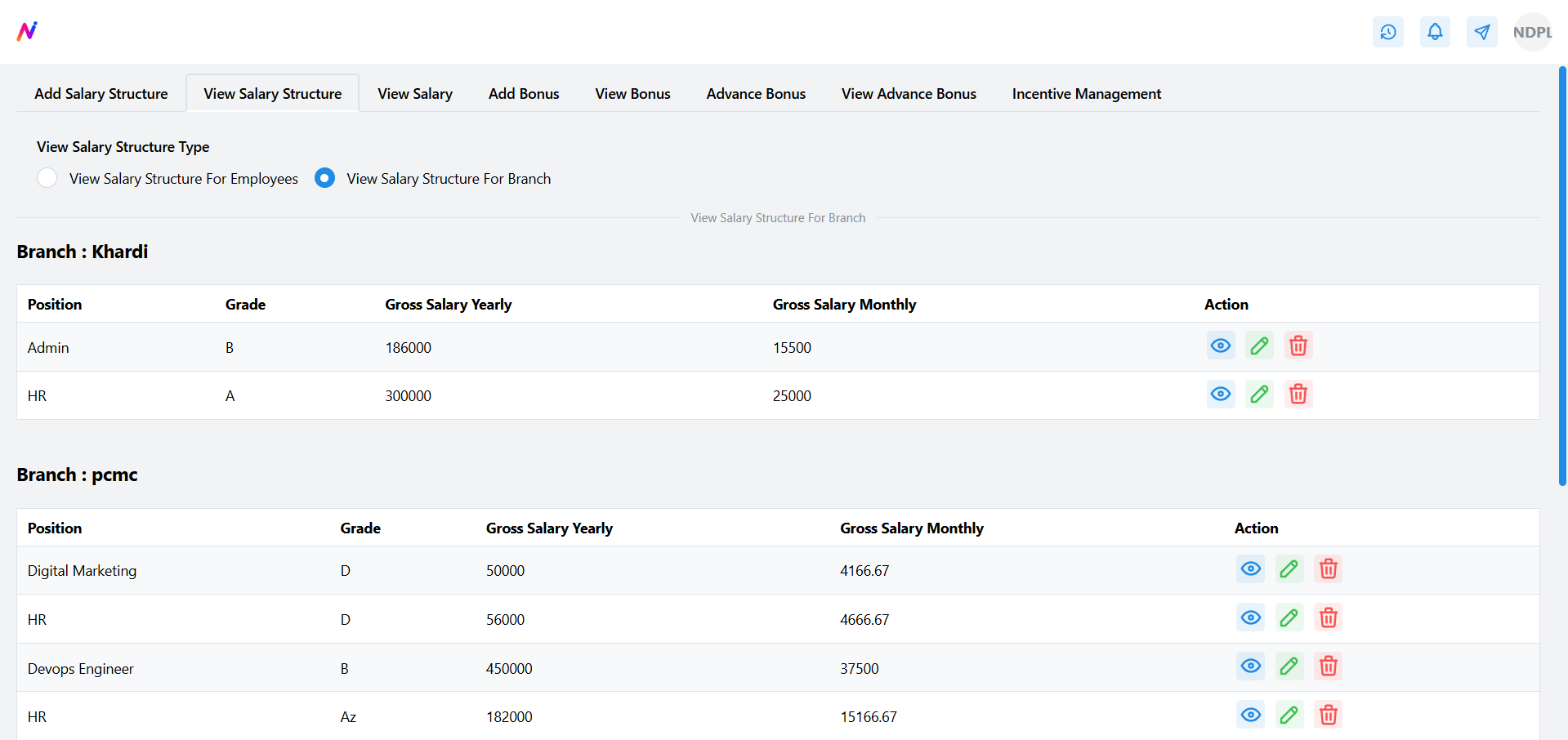 Payroll management